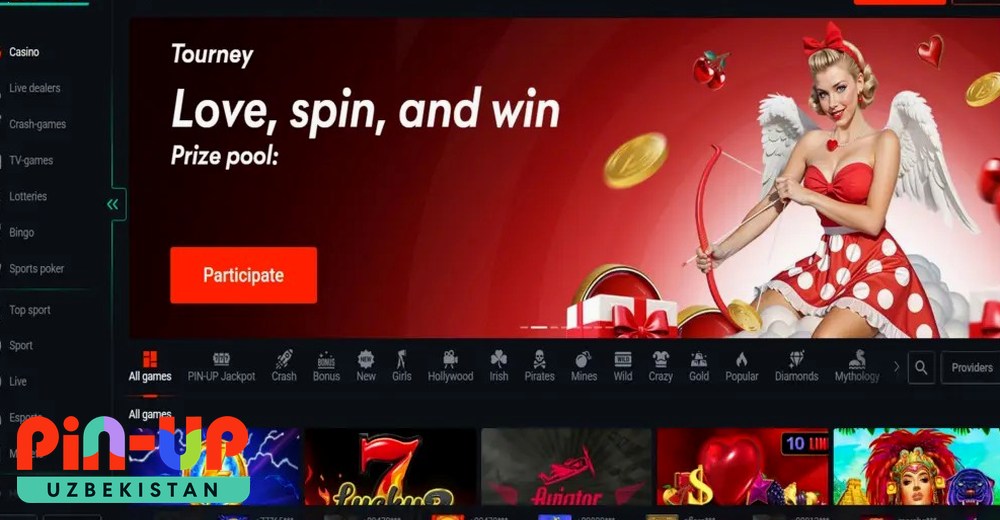 Pin-Up o‘zbekiston olayin xush kelibsiz bonus va bepul aylanishlar
